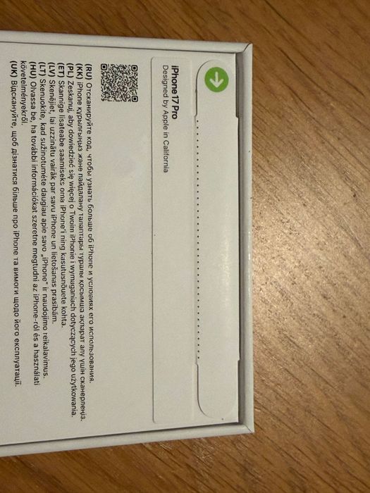 iPhone 17 Pro 256GB Cosmic Orange - nowy, nie używany, nie otwierany