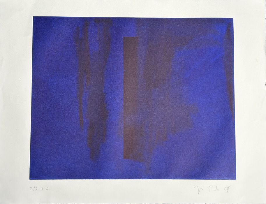 José Pedro Croft  S/ título 2006 Água tinta, maneira negra,Ponta seca