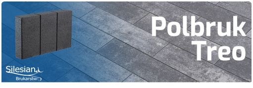 Obrzeże palisadowe, dekoracyjne TREO 8x30x50 cm POLBRUK PROMOCJA rando