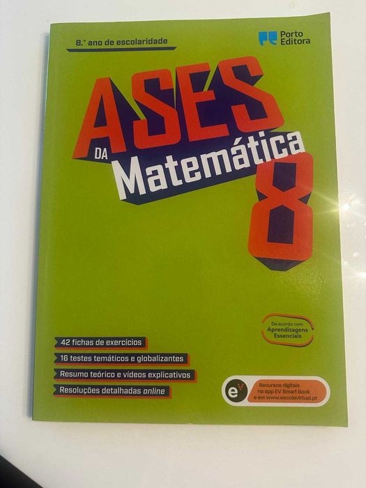 Livro exercícios Matemática - Ases da Matemática 8º