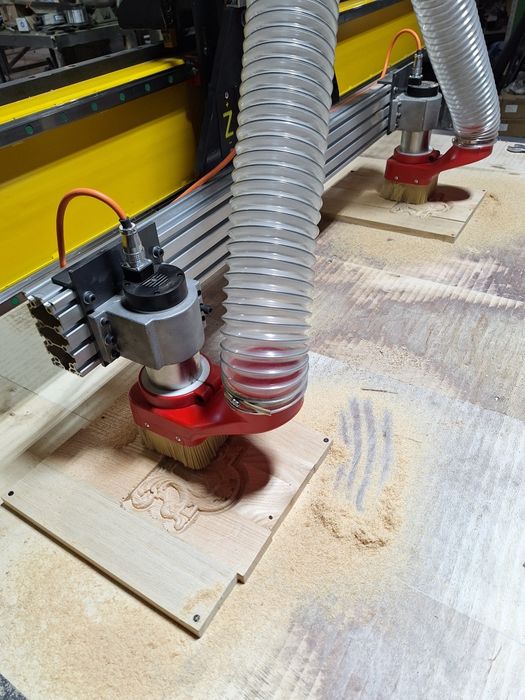 Великий Фрезер ЧПУ! 2 шпінделі 2.2