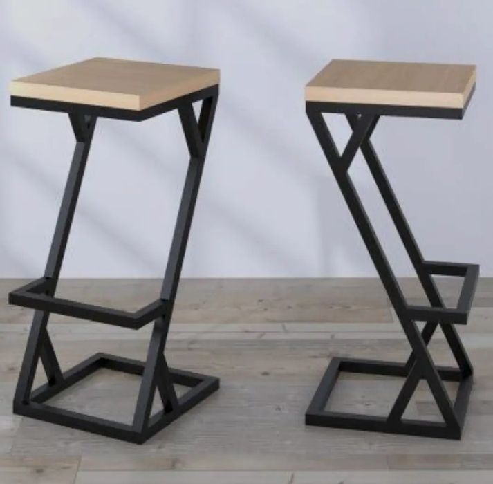 Барний стілець із металу BS-2 у стилі Лофт Loft