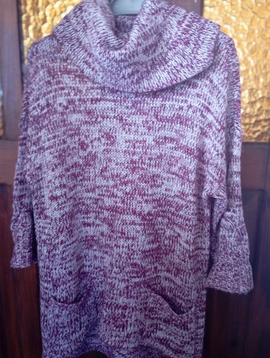 Светр в'язаний ,туніка шерсть