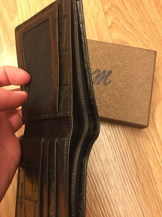 Мужское портмоне, мужской кожаный кошелек, мужской кошелек, портмоне