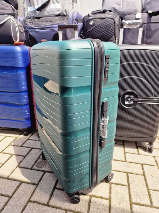 Walizka podróżna XL 75 cm – pojemna 96L, lekka 100%PP, 4 kółka