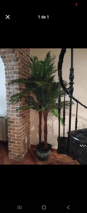 Palmeiras de excelencia artificiais 190 cm para decorações
