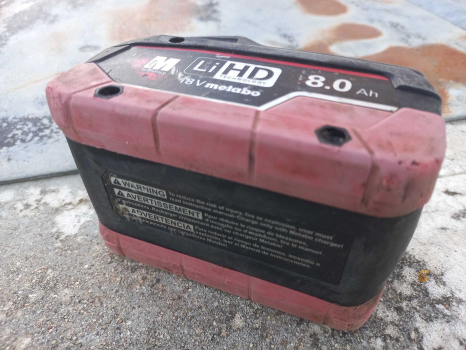 Bateria 18V-8Ah metabo