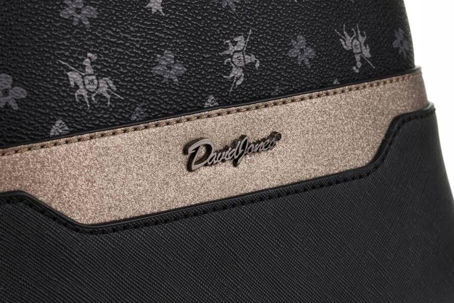 elegancki plecaczek damski ze skóry ekologicznej - david jones