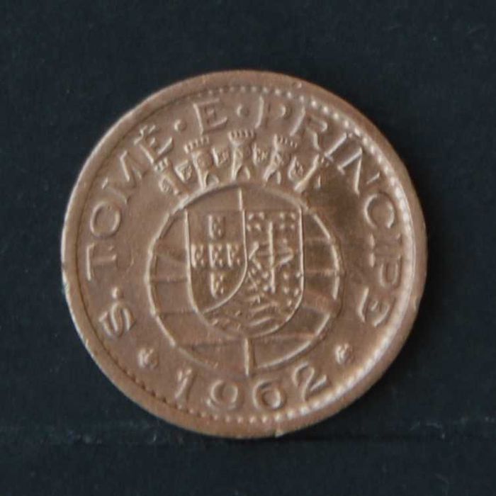 São Tomé e Príncipe 10 centavos 1962 - olx X10047