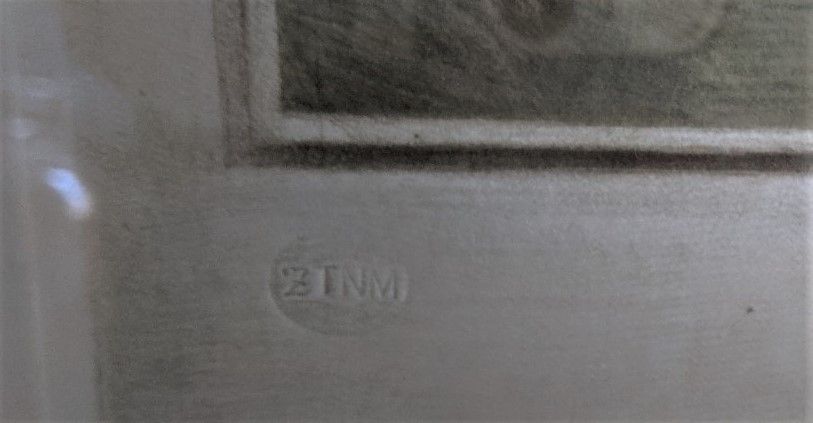 Gravura Pintada Mão
