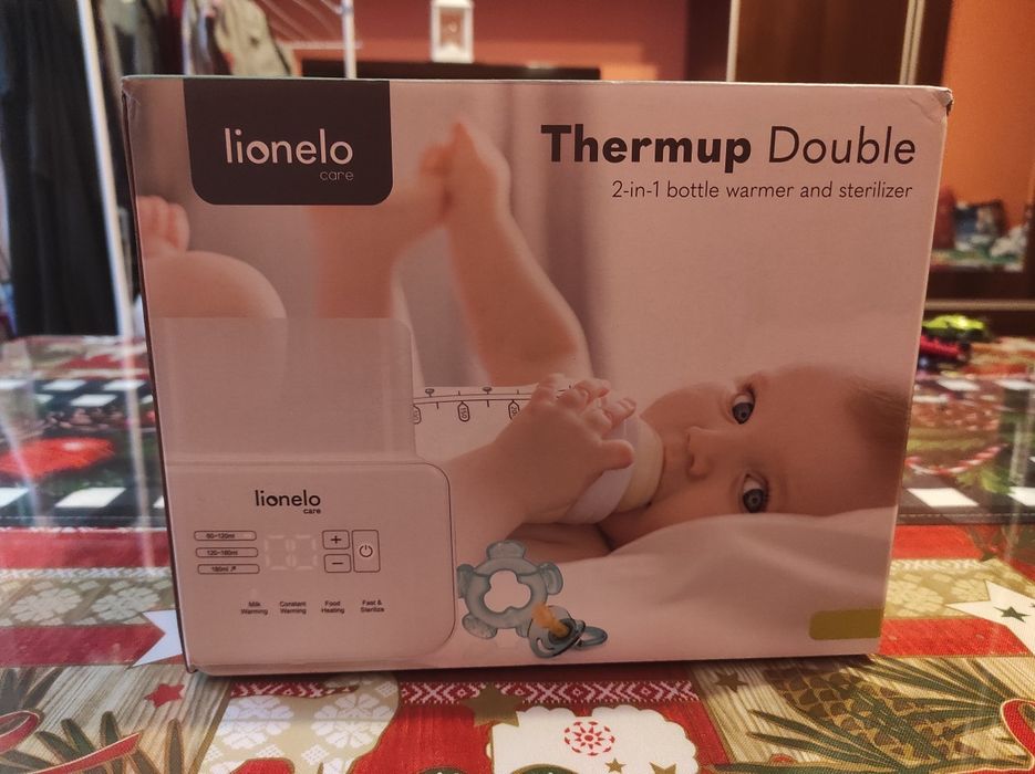 Podgrzewacz, sterylizator na dwie butelki Lionelo nowy
