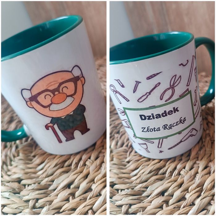 Kubek dla babci dziadka możliwość personalizacji imię  prezent