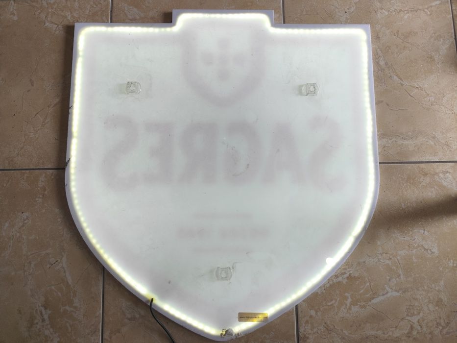 Logotipo luminoso LED Sagres