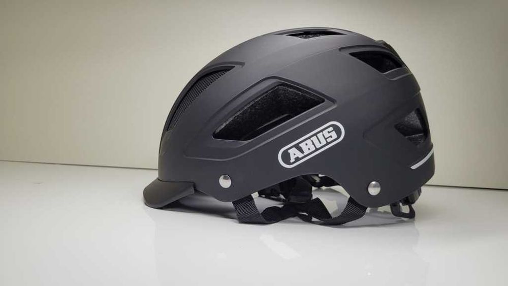 Miejski kask rowerowy ABUS HYBAN 2.0 velvet black rozmiar M 52-58cm