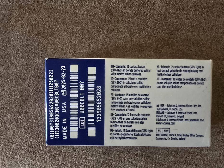 Acuvue Oasys 10 szt. BC: 8,40 moc +1,75