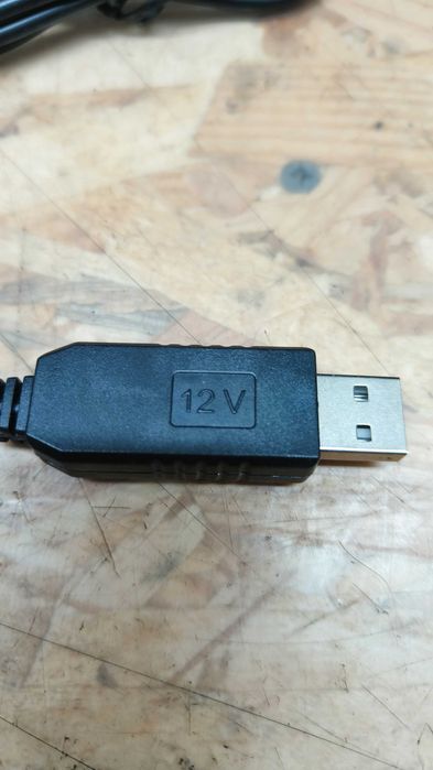 Кабель дріт для роутера/терміналу DC USB 5V на 12V DC 5.5х2.1