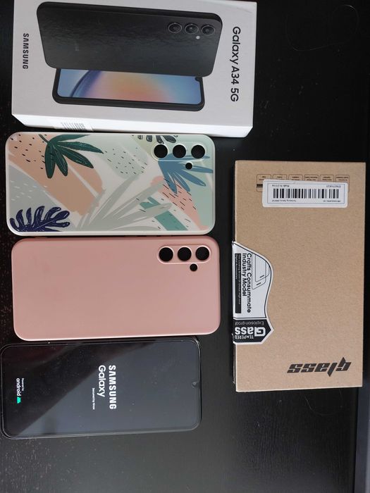 SAMSUNG Galaxy A34 6.6" 6GB / 128GB Dual SIM (Preto) - Com garantia