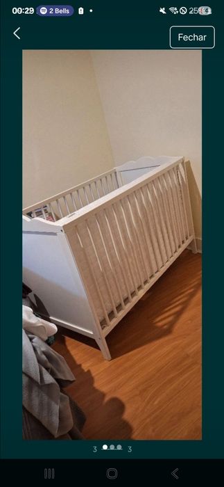 Berço Cama bébé + colchão