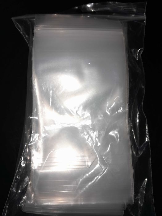 100 bolsas c/ fecho zip