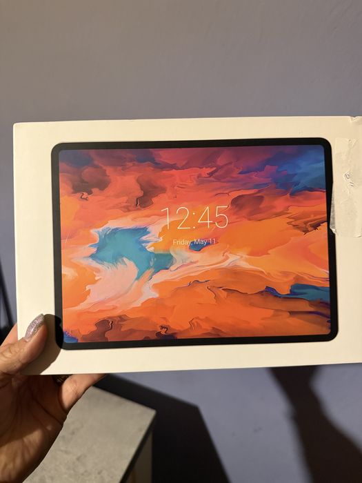 Nowy tablet niebieski zestaw