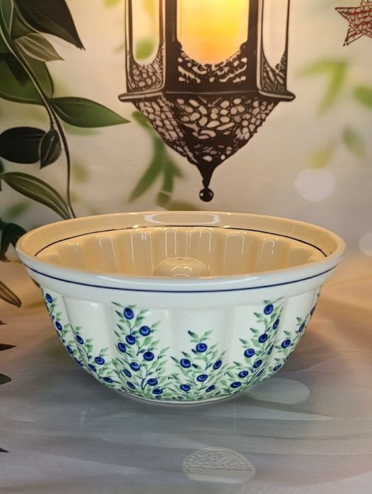 *Forma ceramiczna Bolesławiec do babki duża 26 ceramika Bolesławiec