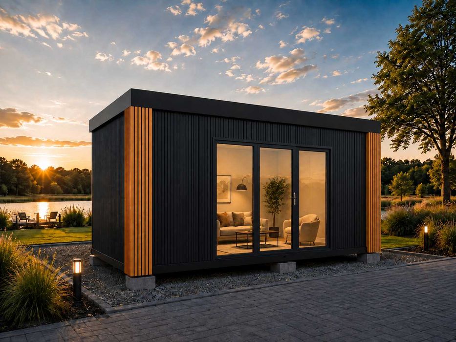 KONTENER biurowy 6x3m PIR 100 mm STANDARD PLUS | KONTENER Lokal usługowy | KONTENER handlowy