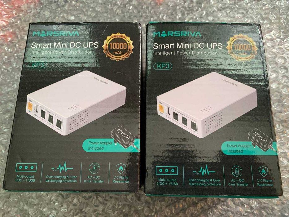 ДБЖ для роутера MARSRIVA KP3 UPS 5V/9V/12V USB