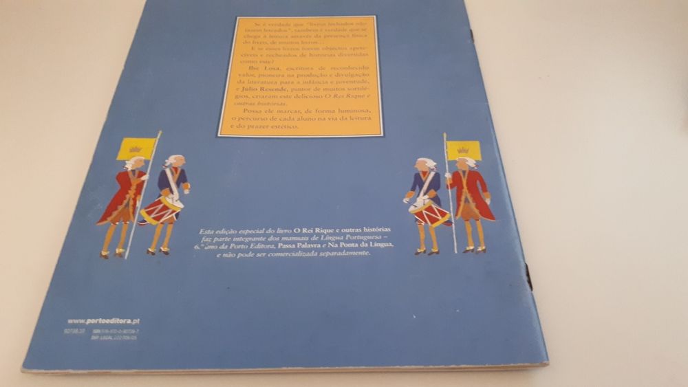 Livro o rei Rique e outras histórias