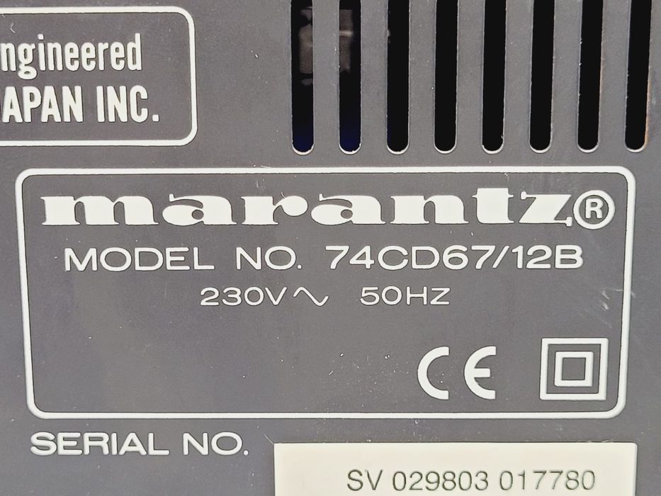 Marantz CD 67 SE Special Edition odtwarzacz płyt CD kompaktowych
