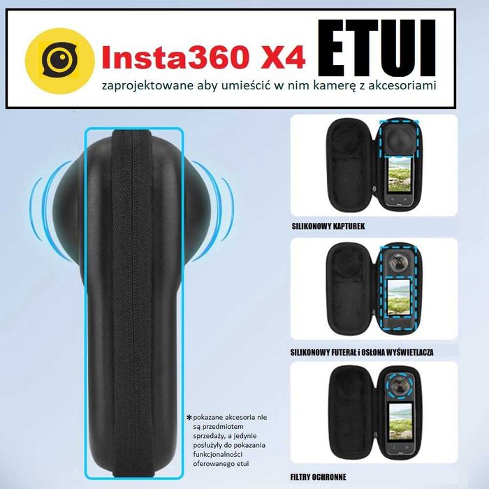 dedykowany pokrowiec etui do kamer Insta360 X4