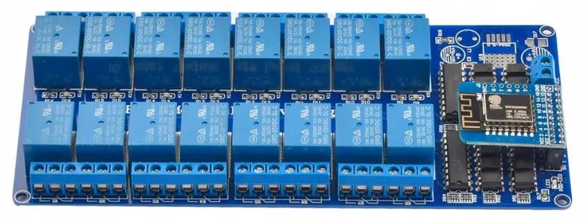 Moduł 16 przekaźników z WiFi ESP8266 5V