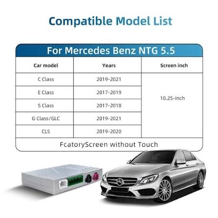 Box Carplay e Android Auto Mercedes