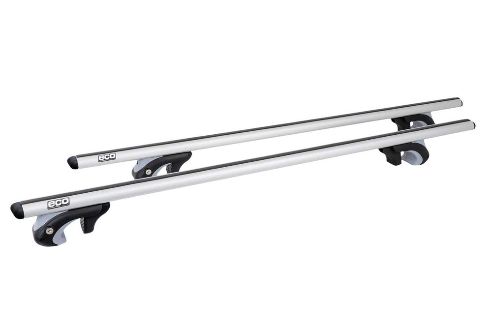 Bagażnik dachowy uniwersalny aluminiowy na relingi Inter Pack Eco Alubase 135 cm