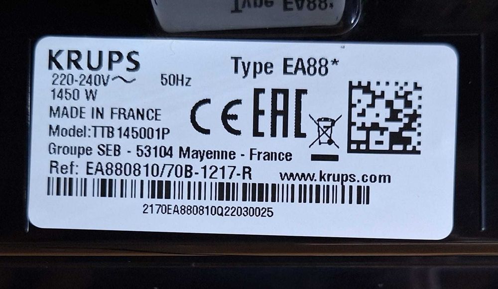 Ekspres do kawy Krups EA 8808