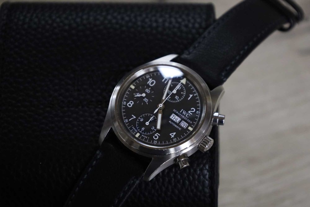 Zegarek IWC Schaffhausen IW370603 IW3706 pilot Fliegerchronograph