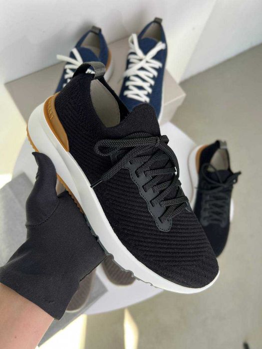 Мужские кроссовки Brunello Cucinelli кеды Брунелло Кучинелли три цвета