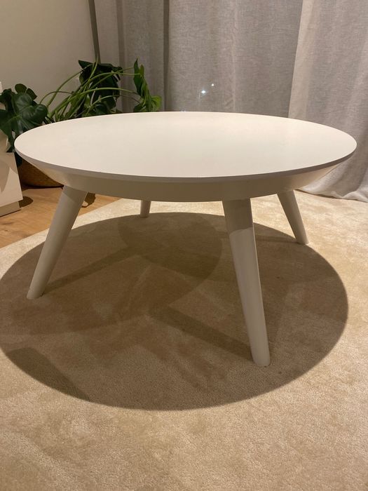 Mesa de centro Carvalho pintado branco