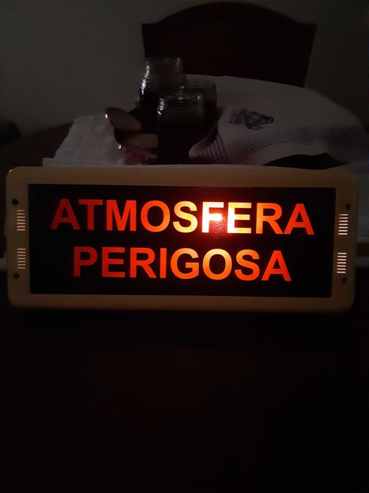 Sinalização "Atmosfera Perigosa" (Portugal) séc. XX