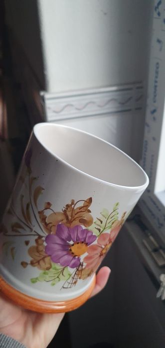 Vaso médio com flores