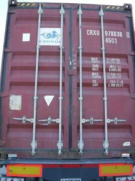 Używany kontener morski 40'HC - Idealny na magazyn  PROMOCJA