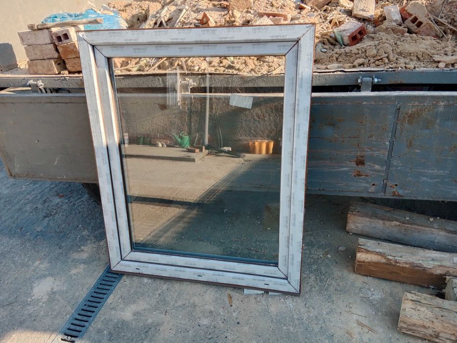 Okno złoty dąb 100x120 nowe