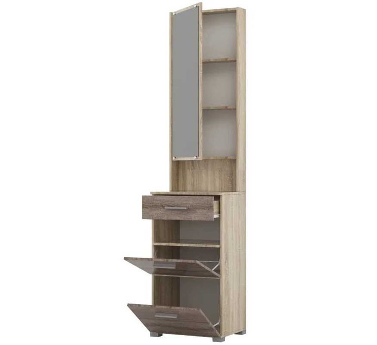 Прихожая с зеркалом Тумба для обуви Вешалка для одежды