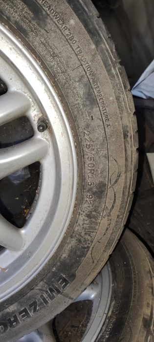 Диски з резиною 225/55/16 BMW