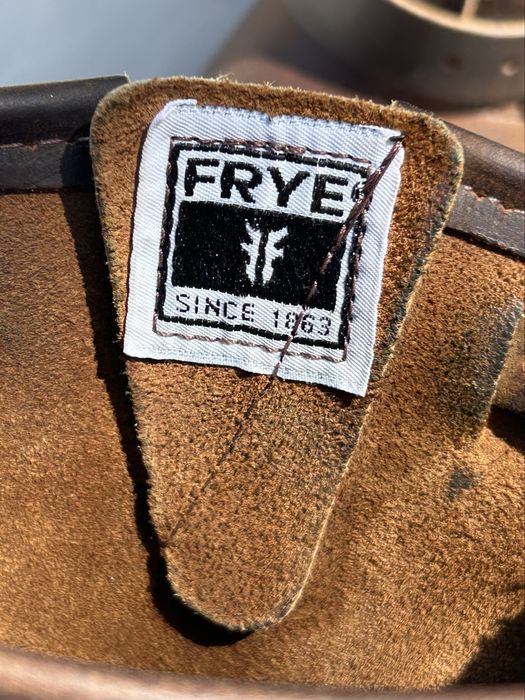 FRYE Engineer 12R 77400 Gaucho Brown Leather Made in USA US 10  26.5cm