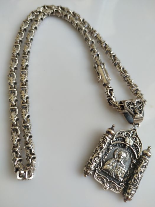 Срібний набір ~100г ланцюжок +ладанка цепочка серебряная+ладанка набор