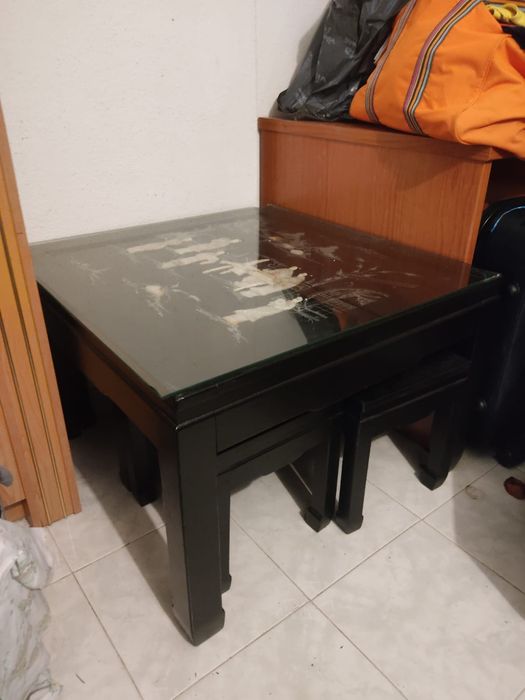 Conjunto Moveis chineses madre pérola