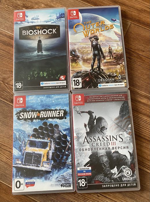 Nintendo Switch: STALKER, Zelda, Metroid, Ведьмак, Gothic,It takes two