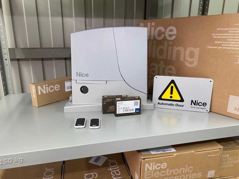 Двигун, Привід, Автоматика для відкатних воріт, Nice, Segment, X-boost