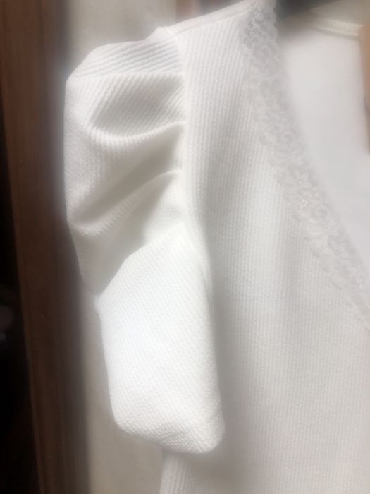 Camisola com manga tufada