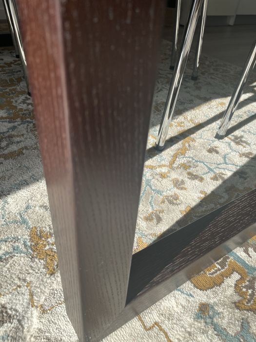 Mesa jantar com tampo de vidro